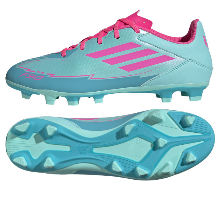 Korki lanki męskie adidas F50 Club Messi FG/MG niebieskie | VUX.pl