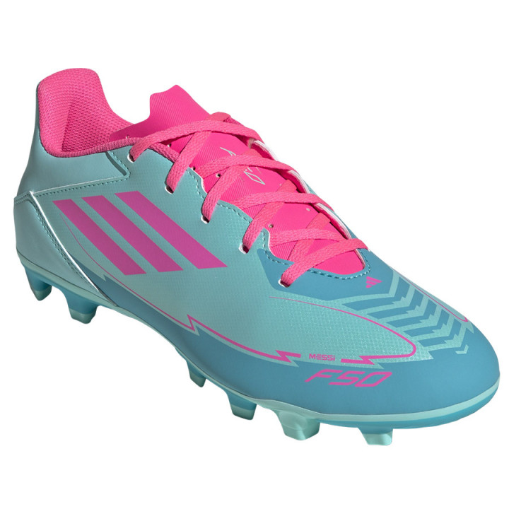 Korki lanki męskie adidas F50 Club Messi FG/MG niebieskie | VUX.pl