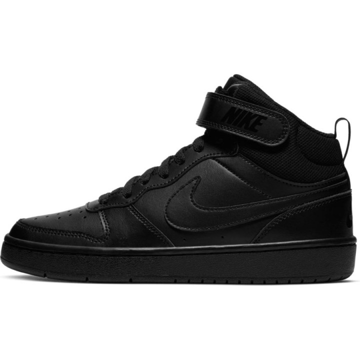 Buty wysokie chłopięce Nike Court Borough Mid 2 czarne | VUX.pl