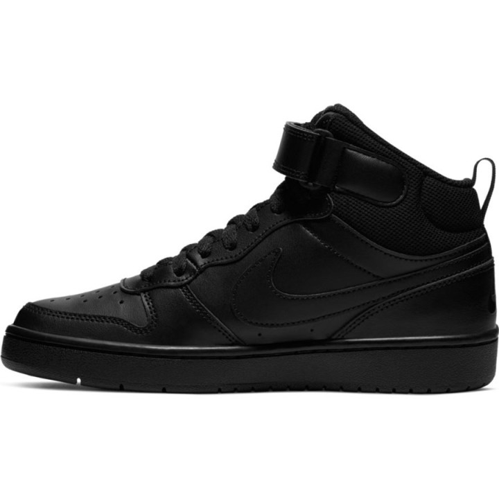 Buty wysokie chłopięce Nike Court Borough Mid 2 czarne | VUX.pl