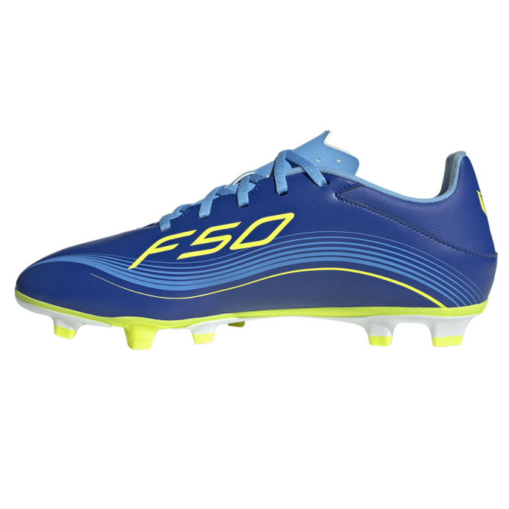 Korki lanki uniseks adidas F50 Club FG/MG niebieskie JP7444 | VUX.pl