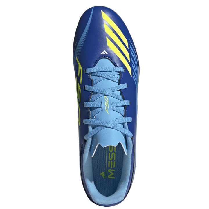 Korki lanki uniseks adidas F50 Club FG/MG niebieskie JP7444 | VUX.pl