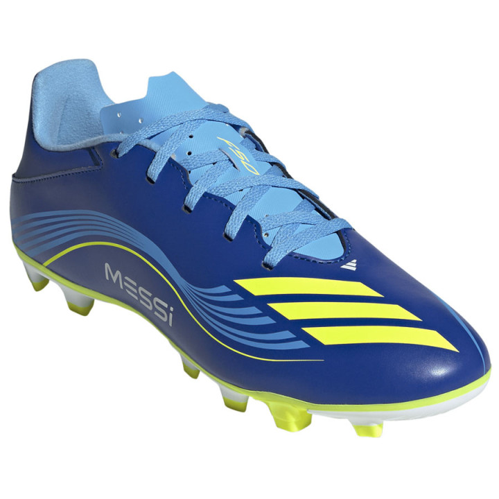 Korki lanki uniseks adidas F50 Club FG/MG niebieskie JP7444 | VUX.pl