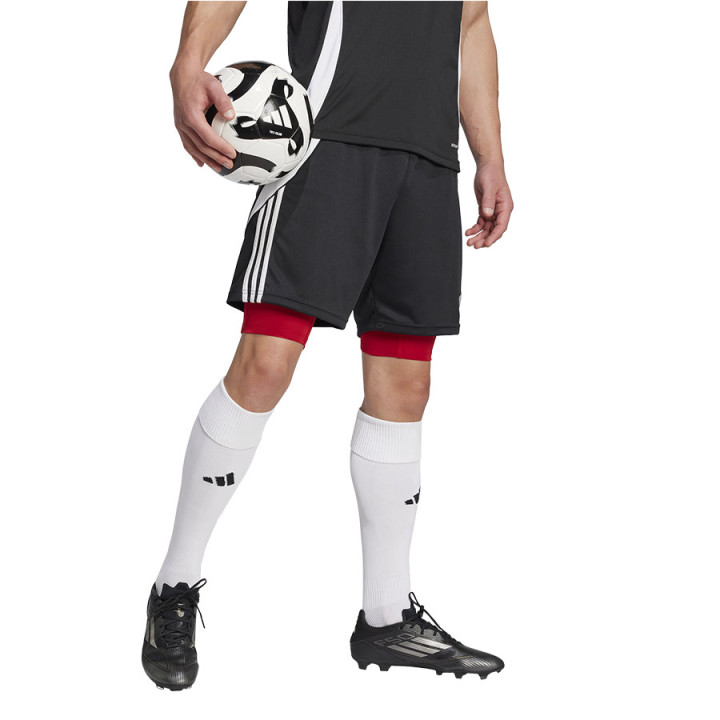 Spodenki termoaktywne męskie adidas TechFit czerwone JP1464 | VUX.pl