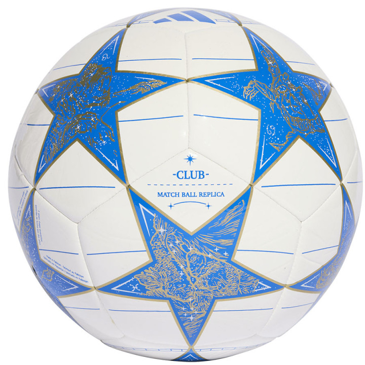 Piłka nożna treningowa adidas UCL Club 25/26 biało-niebieska | VUX.pl