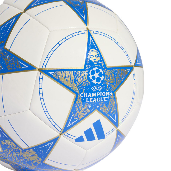 Piłka nożna treningowa adidas UCL Club 25/26 biało-niebieska | VUX.pl