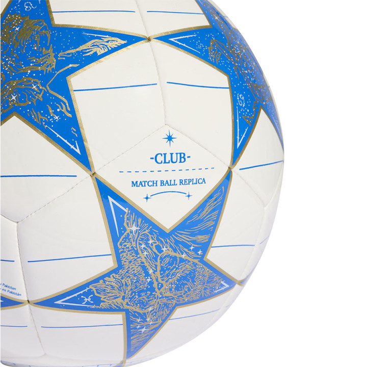 Piłka nożna treningowa adidas UCL Club 25/26 biało-niebieska | VUX.pl