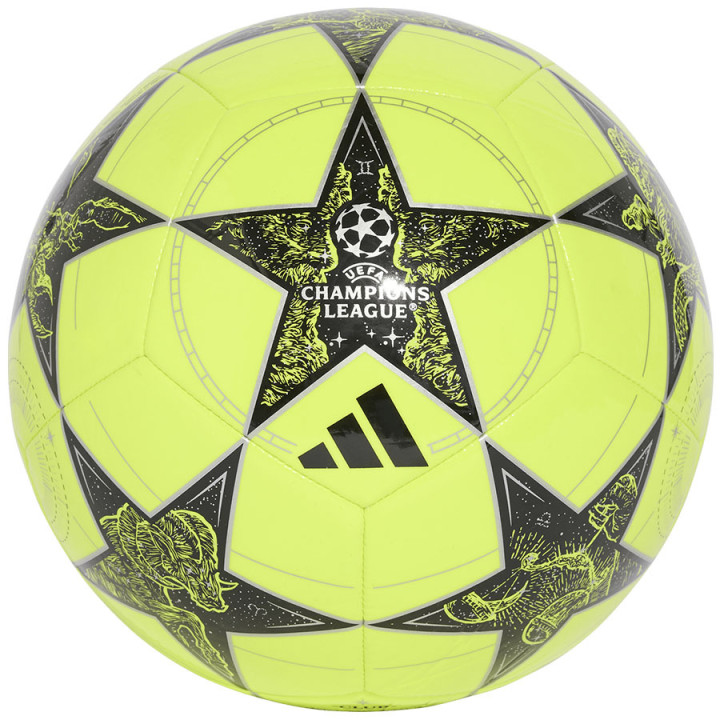 Piłka nożna treningowa adidas UCL Club 25/26 żółto-czarna | VUX.pl