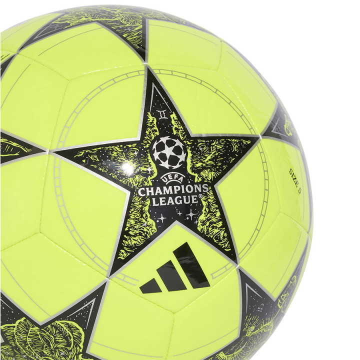 Piłka nożna treningowa adidas UCL Club 25/26 żółto-czarna | VUX.pl