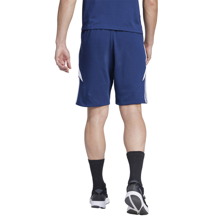 Spodenki bawełniane męskie adidas Tiro 24 Sweat granatowe | VUX.pl