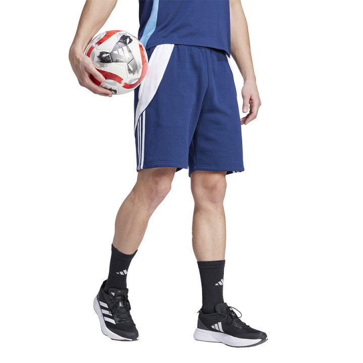 Spodenki bawełniane męskie adidas Tiro 24 Sweat granatowe | VUX.pl