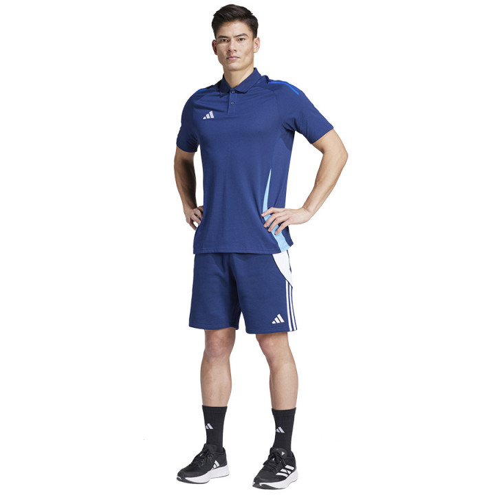 Spodenki bawełniane męskie adidas Tiro 24 Sweat granatowe | VUX.pl