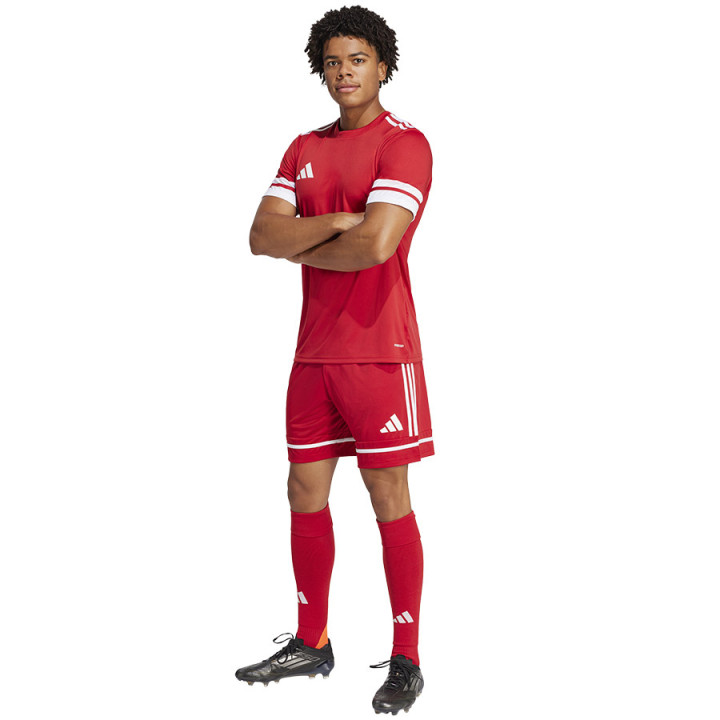 Spodenki piłkarskie męskie adidas Squadra 25 czerwone JN5466 | VUX.pl