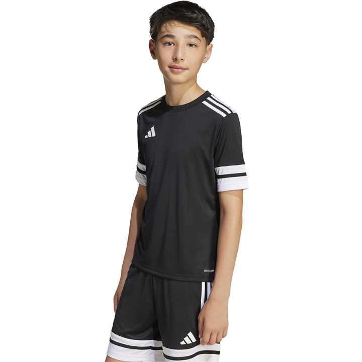 Koszulka piłkarska junior adidas Squadra 25 czarna JJ0052 | VUX.pl
