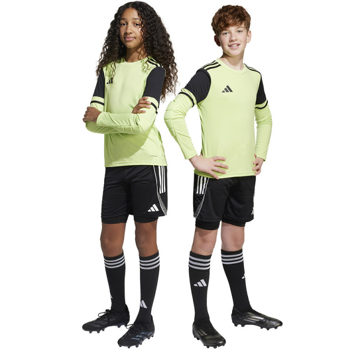 Spodenki bramkarskie junior adidas Squadra 25 czarne JJ1942 | VUX.pl
