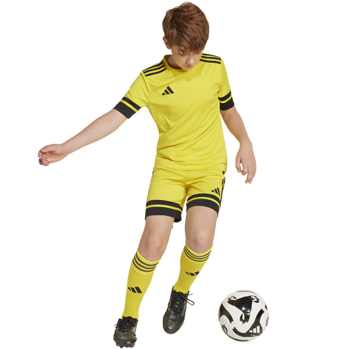 Koszulka piłkarska junior adidas Squadra 25 żółta JJ0056 | VUX.pl