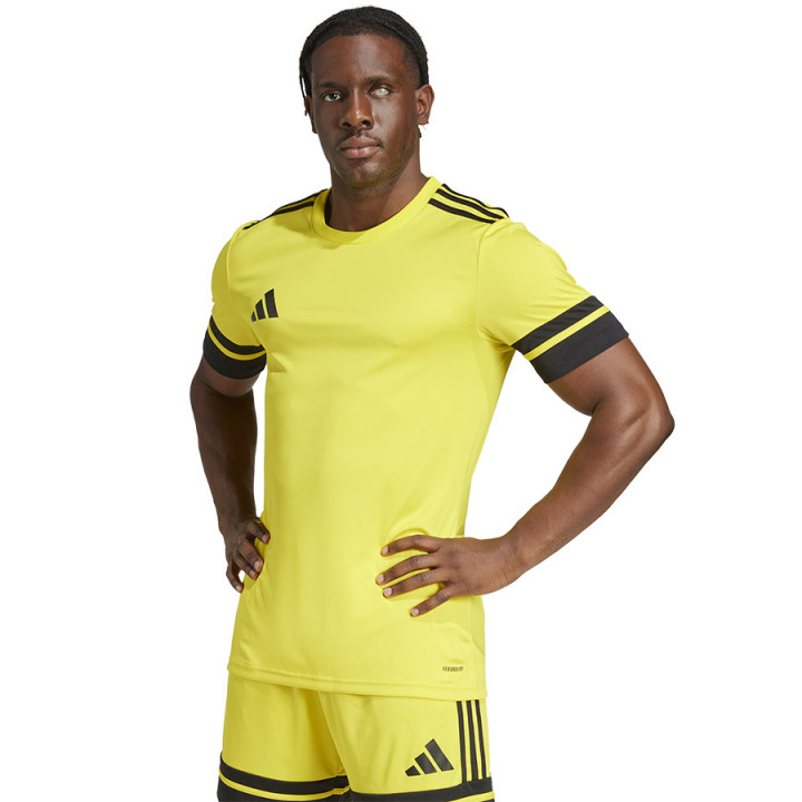 Koszulka piłkarska męska adidas Squadra 25 Aeroready żółta | VUX.pl