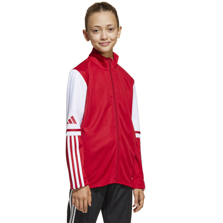 Bluza rozpinana junior adidas Squadra 25 czerwona JD4797 | VUX.pl