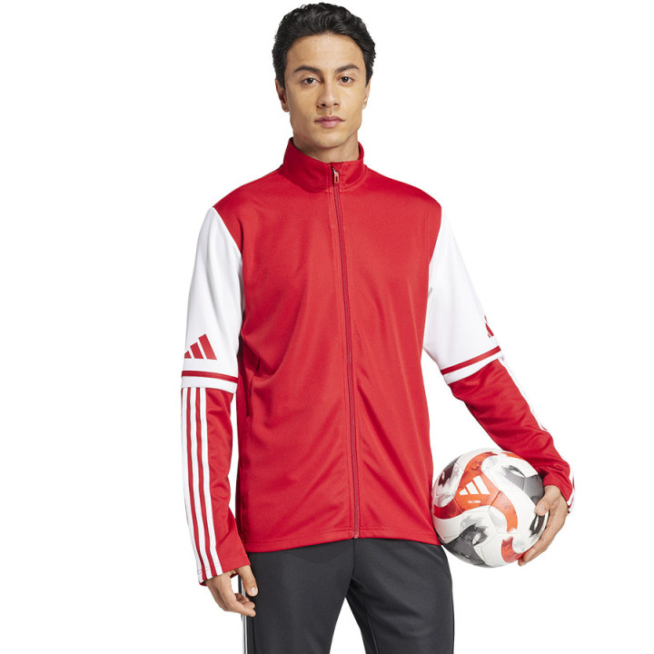 Bluza treningowa rozpinana męska adidas Squadra 25 czerwona | VUX.pl
