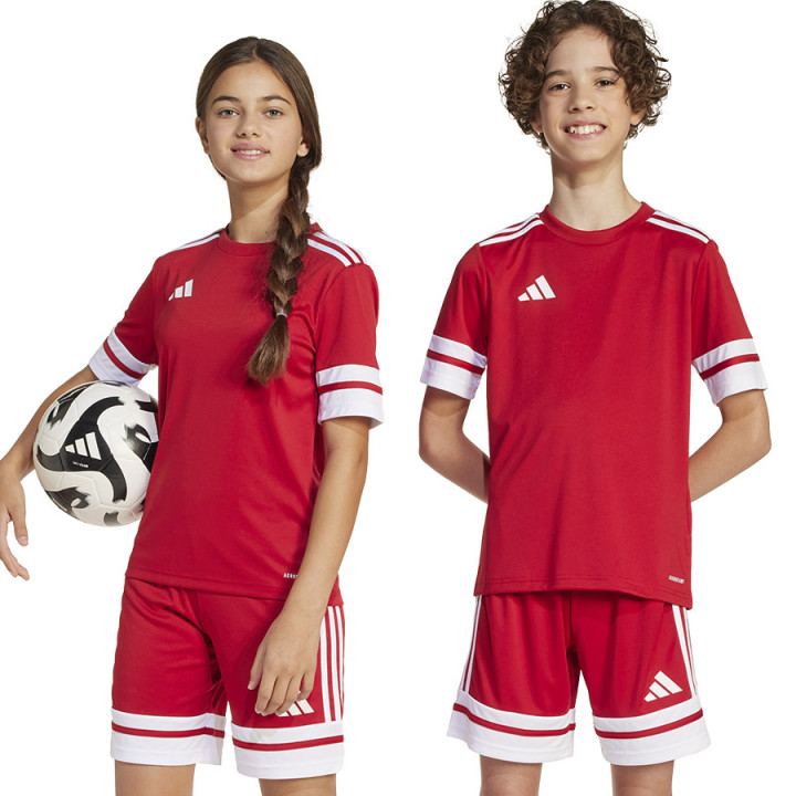 Koszulka piłkarska junior adidas Squadra 25 czerwona JJ0051 | VUX.pl