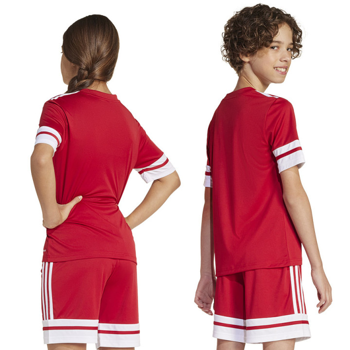 Koszulka piłkarska junior adidas Squadra 25 czerwona JJ0051 | VUX.pl