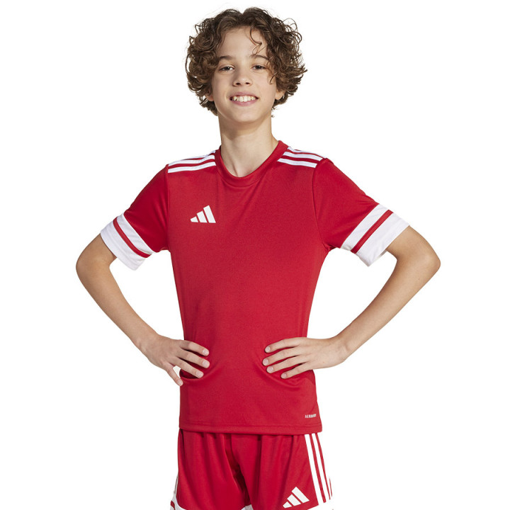Koszulka piłkarska junior adidas Squadra 25 czerwona JJ0051 | VUX.pl
