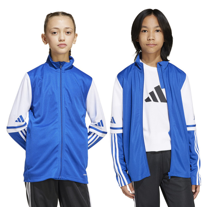 Bluza rozpinana junior adidas Squadra 25 niebieska JD4798 | VUX.pl