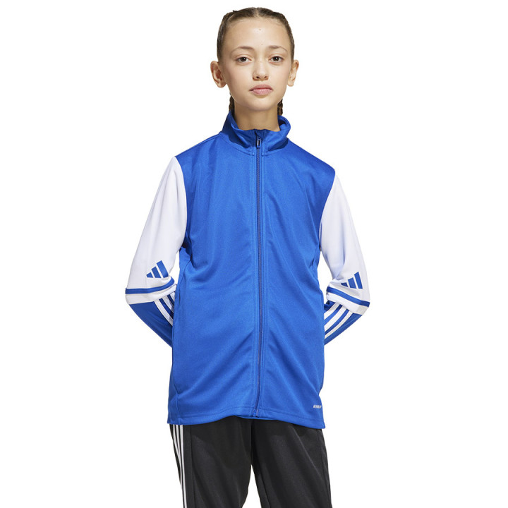 Bluza rozpinana junior adidas Squadra 25 niebieska JD4798 | VUX.pl