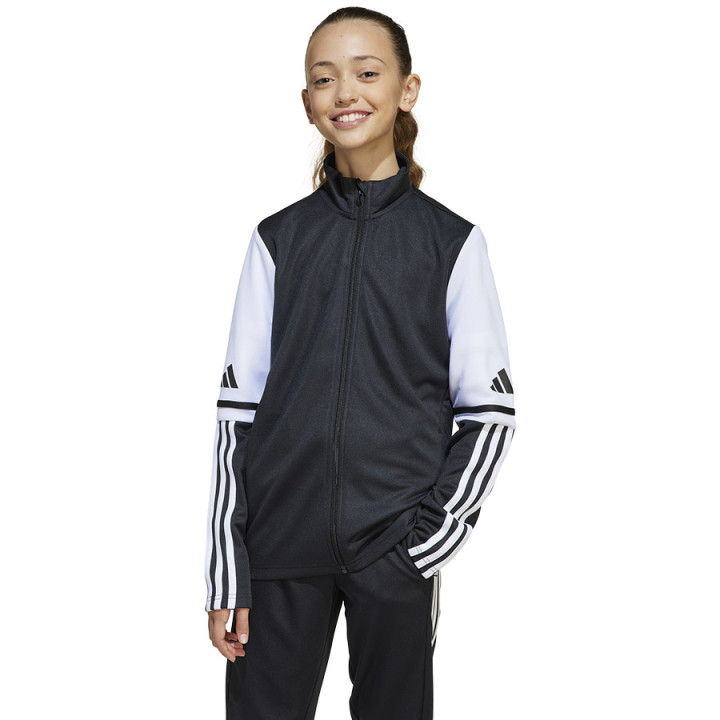 Bluza rozpinana treningowa junior adidas Squadra 25 czarna | VUX.pl