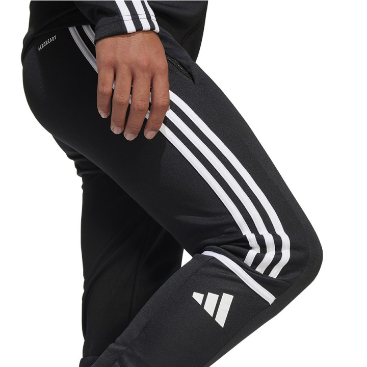 Spodnie dresowe z suwakami junior adidas Squadra 25 czarne | VUX.pl