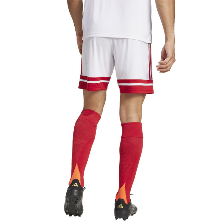 Spodenki piłkarskie męskie adidas Squadra 25 białe JH3404 | VUX.pl