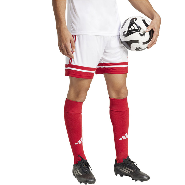 Spodenki piłkarskie męskie adidas Squadra 25 białe JH3404 | VUX.pl
