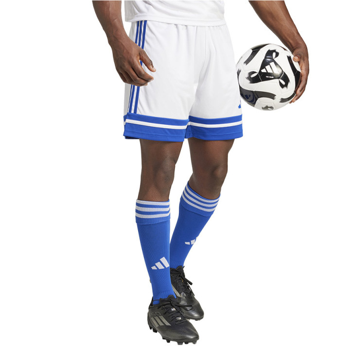 Spodenki piłkarskie męskie adidas Squadra 25 białe JH3409 | VUX.pl