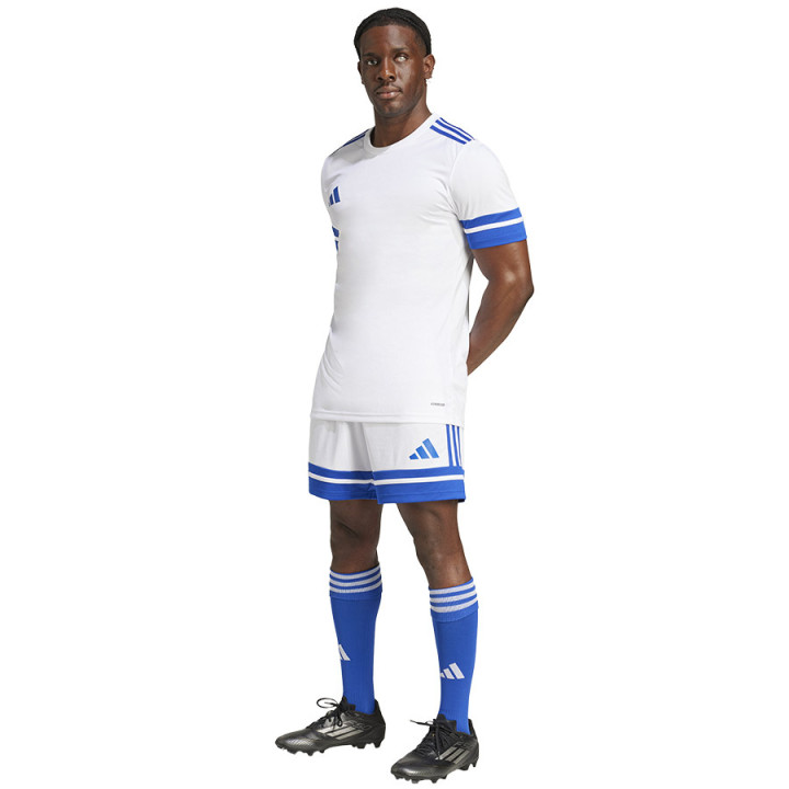 Spodenki piłkarskie męskie adidas Squadra 25 białe JH3409 | VUX.pl