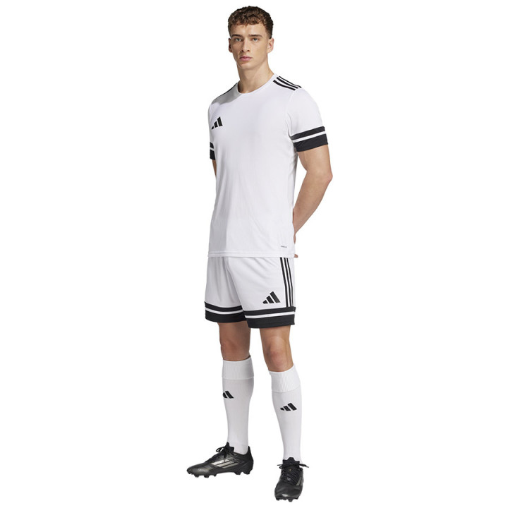 Spodenki piłkarskie męskie adidas Squadra 25 Aeroready białe | VUX.pl