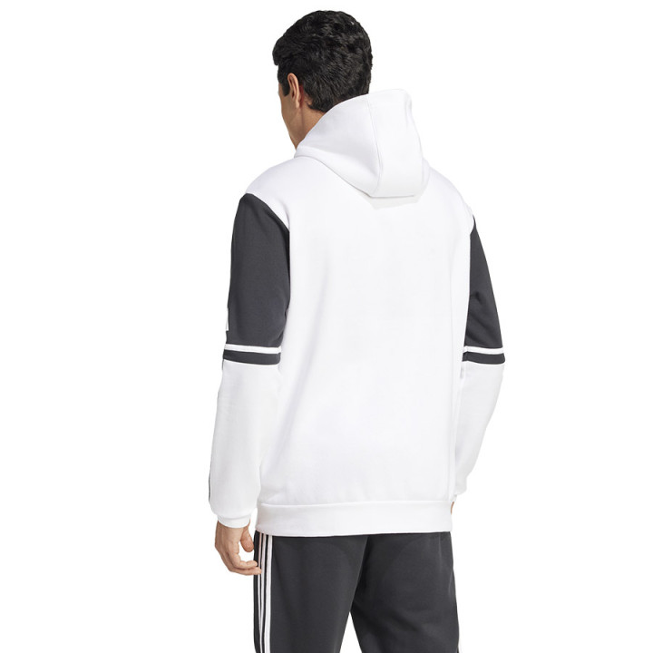 Bluza z kapturem męska adidas Squadra 25 Sweat Hoodie biała | VUX.pl