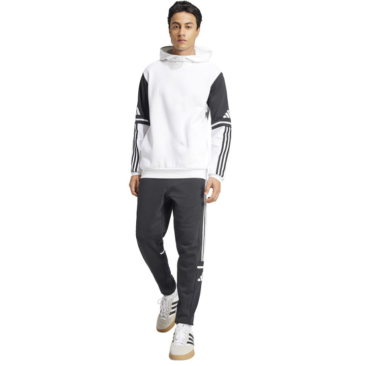 Bluza z kapturem męska adidas Squadra 25 Sweat Hoodie biała | VUX.pl