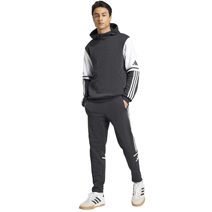 Bluza z kapturem bawełniana męska adidas Squadra 25 czarna | VUX.pl