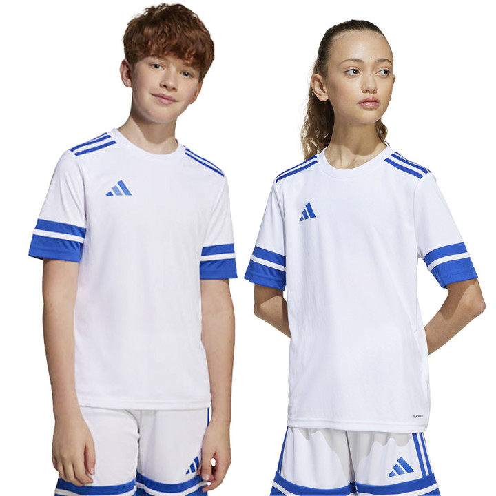 Koszulka piłkarska junior adidas Squadra 25 biała JJ0060 | VUX.pl