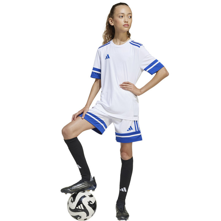 Koszulka piłkarska junior adidas Squadra 25 biała JJ0060 | VUX.pl
