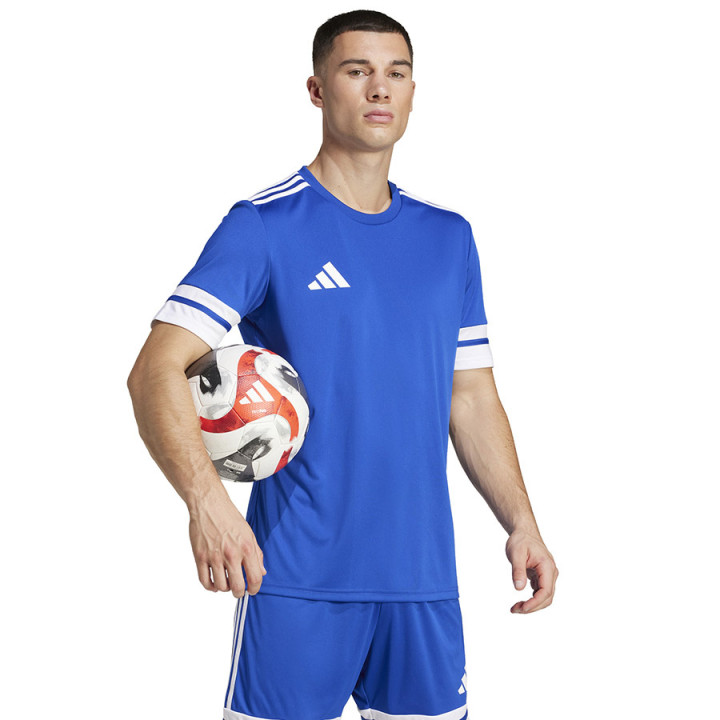 Koszulka piłkarska adidas Squadra 25 niebieska krótki rękaw | VUX.pl