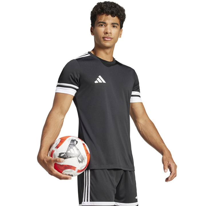 Koszulka piłkarska męska adidas Squadra 25 czarna poliester | VUX.pl