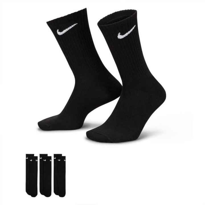 Skarpety męskie Nike Everyday Lightweight 3 pary czarne | VUX.pl