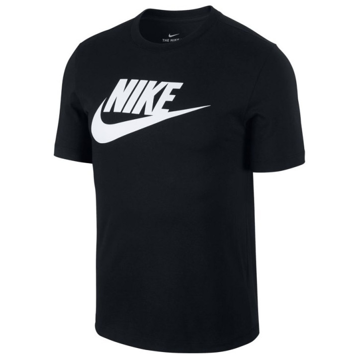 Koszulka bawełniana męska Nike Icon Futura czarna AR5004-010 | VUX.pl
