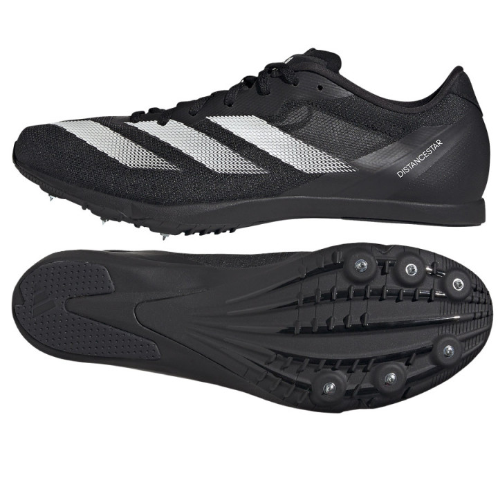 Kolce lekkoatletyczne adidas ADIZERO Distancestar czarne | VUX.pl