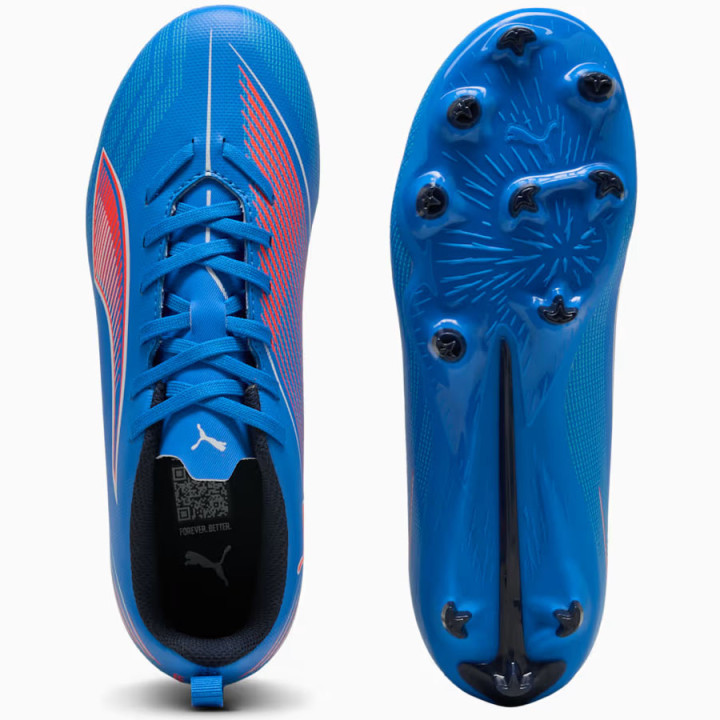 Korki lanki junior Puma Ultra 6 Play FG/AG niebieskie | VUX.pl