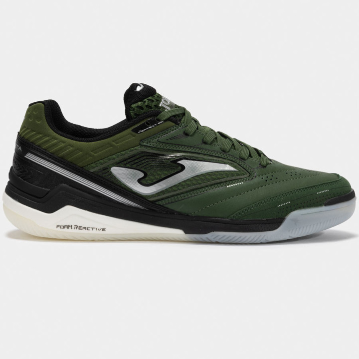 Buty halowe skórzane męskie Joma Gambeta 2523 IN zielone | VUX.pl