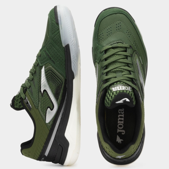Buty halowe skórzane męskie Joma Gambeta 2523 IN zielone | VUX.pl