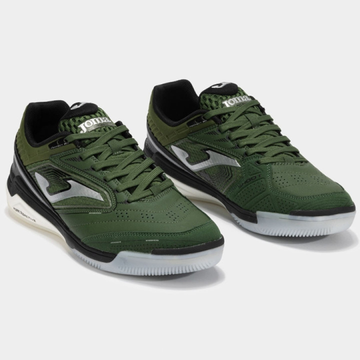 Buty halowe skórzane męskie Joma Gambeta 2523 IN zielone | VUX.pl