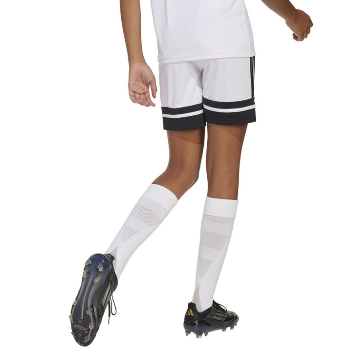 Spodenki piłkarskie junior adidas Squadra 25 białe JJ2422 | VUX.pl